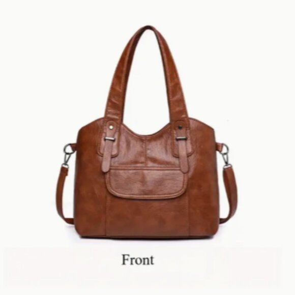 Khaki Large Capacity Crossbody Shoulder Bag NEW - Picture 9 of 10